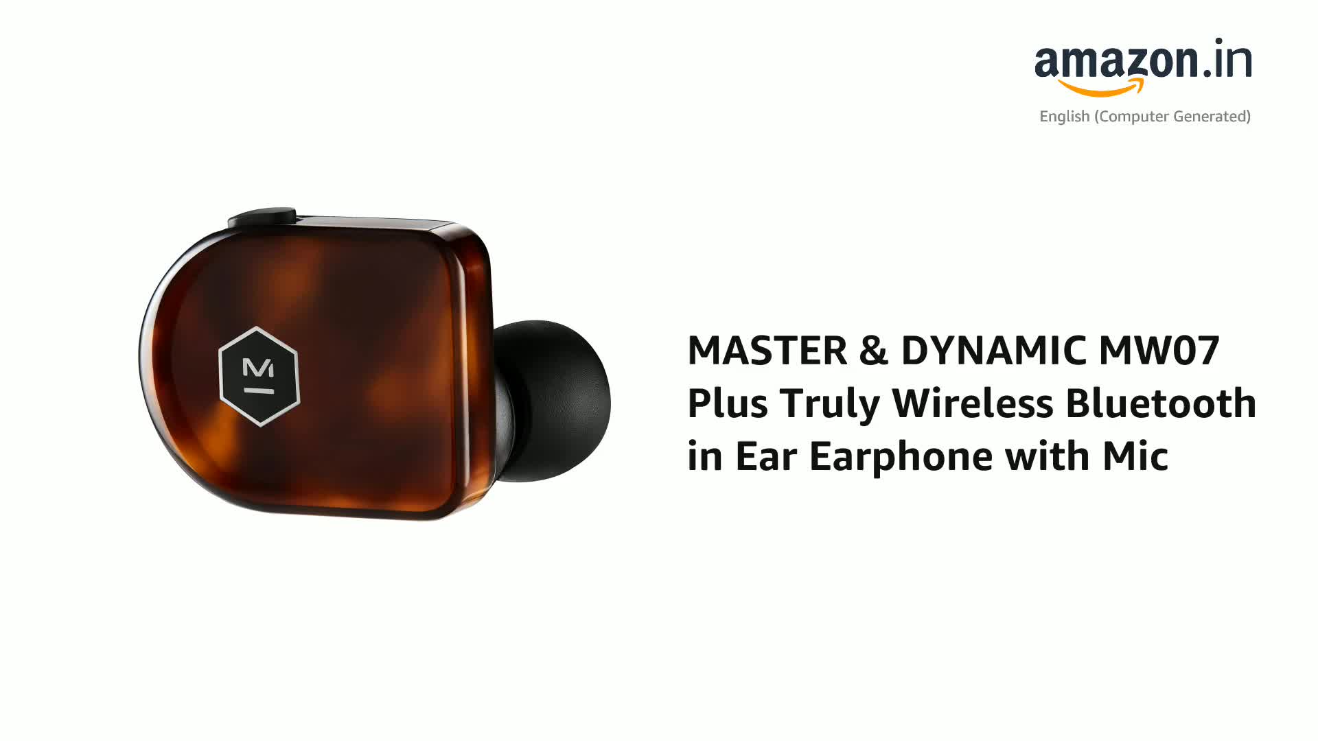 MASTER & DYNAMIC MW07 Plus Truly Wireless Bluetooth in Ear